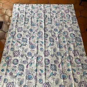 NEW Henny Bird Duvet Comforter Cover Purple Teal TWIN The Company Store Kids